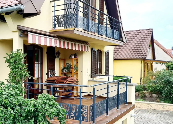 Balustrade alu à Gérardmer