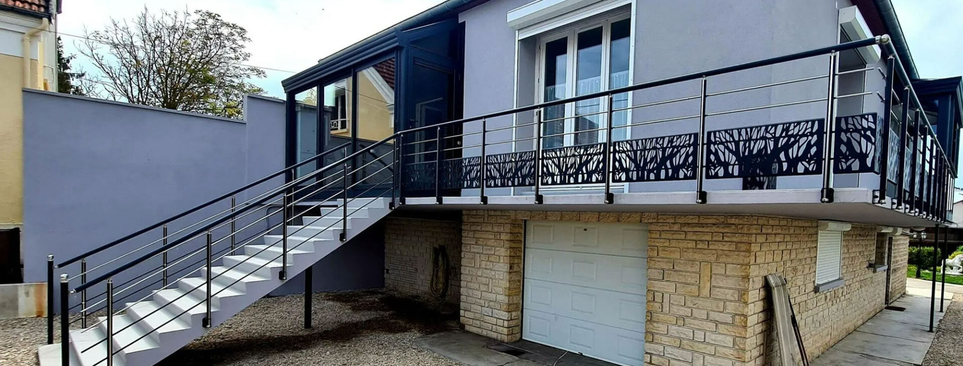 Garde corps alu à Saint-Dié-des-Vosges